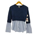 【中古】ケンゾー KENZO レイヤードデザインニット レディース 表記無