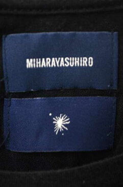 ミハラヤスヒロ MIHARA YASUHIRO クルーネックTシャツ サイズ46 メンズ BORDER JERSEY T-SHIRTS【中古】【ブランド古着バズストア】【210118】