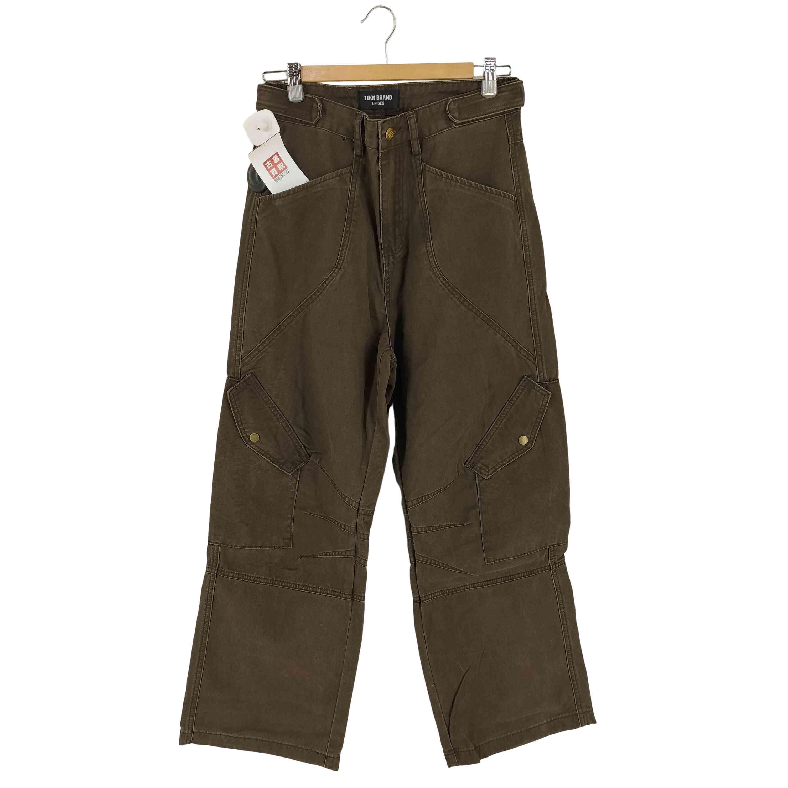 【中古】ユーズドフルギ USED古着 {{11KN BRAND}} ギミックパンツ Y2K メンズ 表記無(4)