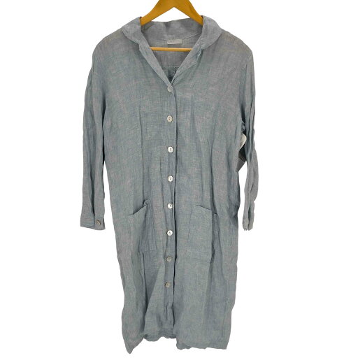 【中古】フォグリネンワーク fog linen work リトアニア製 リネンシャツワンピース レディース 表記無 【中古】フォグリネンワーク fog linen work リトアニア製 リネンシャツワンピース レディース 表記無