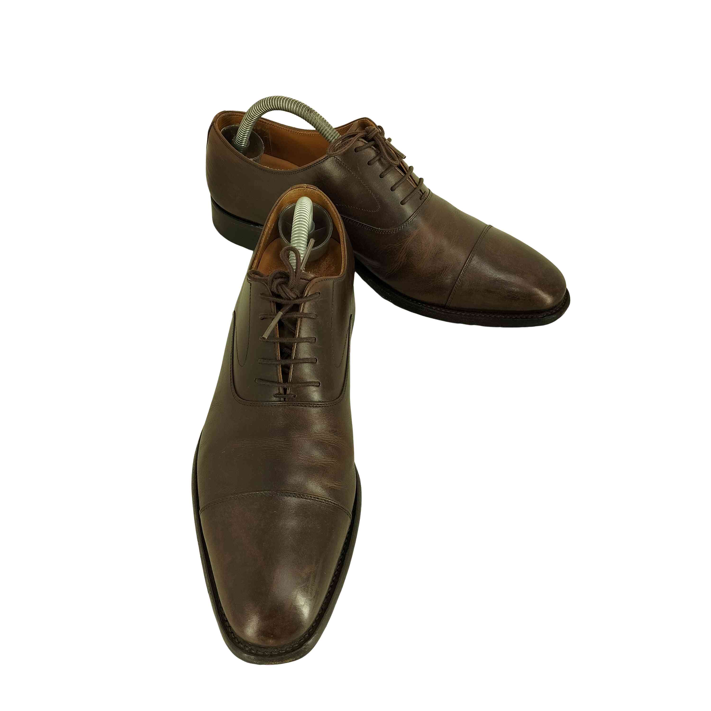 【中古】スコッチグレイン SCOTCH GRAIN T 0016 ストレートチップ 内羽式 レザーシューズ メンズ JPN:25