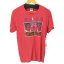 【中古】ユーズドフルギ USED古着 {{homage}} S/S USA製 フロントデザインプリントクルーネックTシャツ レディース import:M