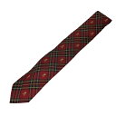 【中古】ポロラルフローレン POLO RALPH LAUREN ドクロ タータンチェック ネクタイ メンズ 表記無