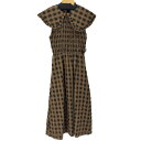 【中古】ユーズドフルギ USED古着 GHOSPELL Curtain Call Shirring Midi Dress レディース JPN:S