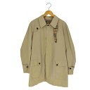 【中古】バーバリーロンドン BURBERRY LONDON 裏地ノバチェック コットンナイロン ステンカラーコート メンズ import:L(4)