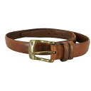【中古】シーケーカルバンクライン ck Calvin Klein USA製 ロゴ刻印 レザーベルト メンズ 32/30cm