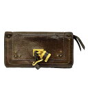 【中古】クロエ Chloe Paddington パディントン レザー 二つ折り 長財布 レディース 表記無