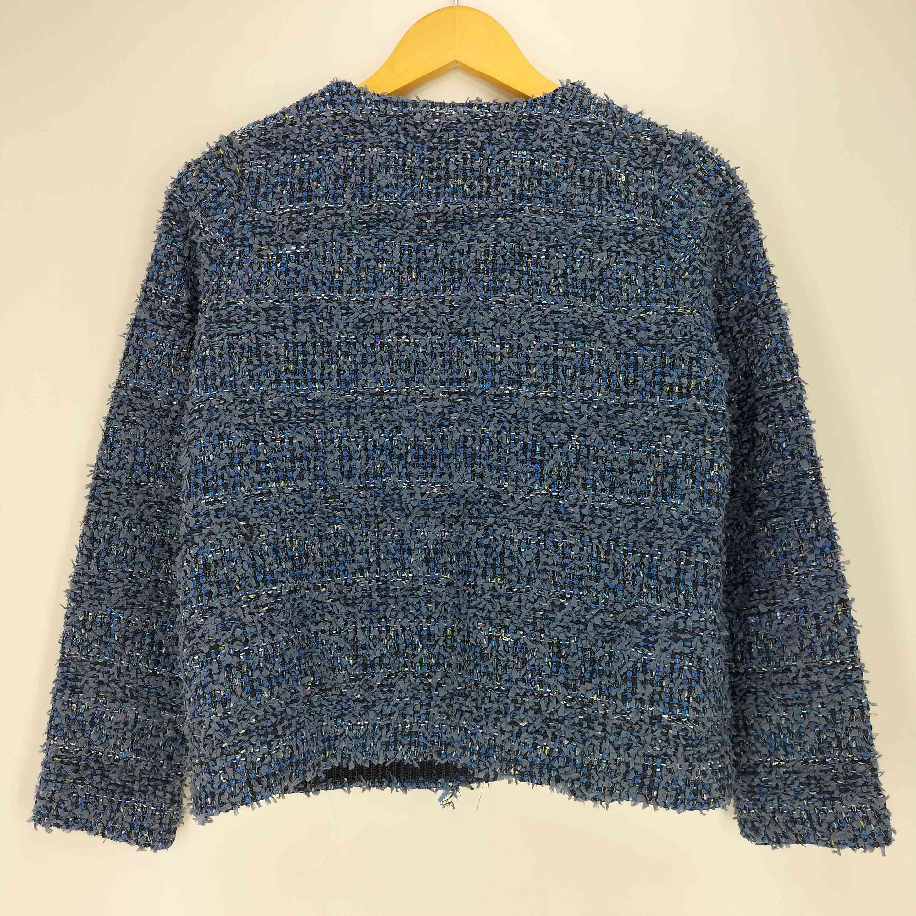 【中古】ジユウク 自由区 YONETOMI ツイード ノーカラージャケット レディース JPN：38 bazzstore-12277452 BAZZSTORE ブランド古着バズストア サンプル画像2