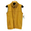 【中古】エヌハリウッド N.HOOLYWOOD 裏地 総柄 カウレザー ダブルジップアップ ベスト メンズ JPN:S