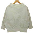 【中古】ビアズリー BEARDSLEY 日本製 変形トレーナー レディース F