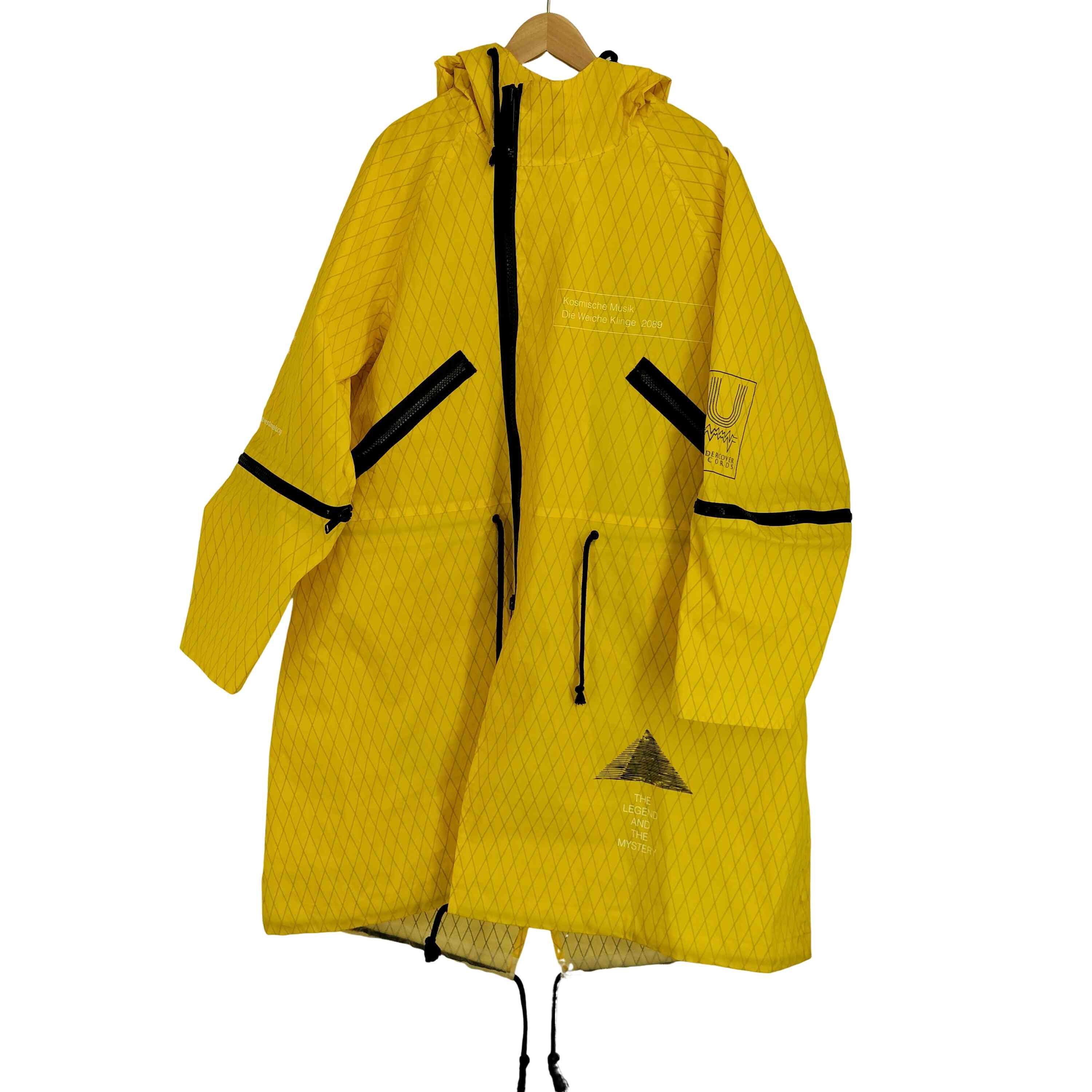 【中古】アンダーカバー UNDERCOVER 18SS 音楽は死なない バックプリント BIG モッズコート メンズ JPN..