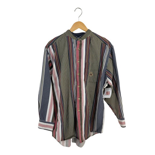 【中古】アイビークルー IVY CREW ストライプ バンドカラーシャツ メンズ import:L 【中古】アイビークルー IVY CREW ストライプ バンドカラーシャツ メンズ import:L