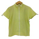 【中古】クレージュ courreges ドローコード 裾ロゴ 半袖ジャージ レディース 表記無