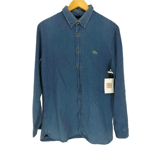 【中古】ラコステ LACOSTE REGULAR FIT BD デニムL/Sシャツ メンズ JPN:M 【中古】ラコステ LACOSTE REGULAR FIT BD デニムL/Sシャツ メンズ JPN:M