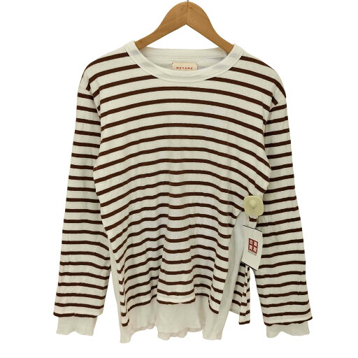 【中古】メヤメ MEYAME 23AW BORDER DOUBLE LONG SLEEVE TEE レディース JPN:0 【中古】メヤメ MEYAME 23AW BORDER DOUBLE LONG SLEEVE TEE レディース JPN:0