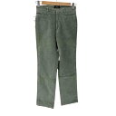 【中古】アーペーセー A.P.C. フランス製 ベルベットストレートパンツ レディース JPN:36