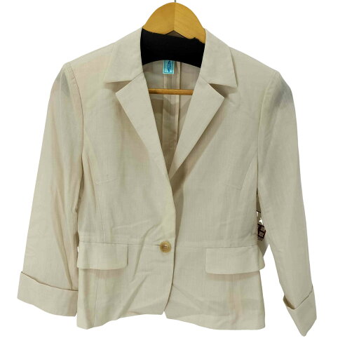 【中古】アクアスキュータム AQUASCUTUM モヘア混テーラードジャケット レディース 表記無 【中古】アクアスキュータム AQUASCUTUM モヘア混テーラードジャケット レディース 表記無