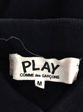 PLAY COMME des GARCONS プレイコムデギャルソン ポロシャツ メンズ - 黒系 JPN:M 日本サイズ:M 相当 AD2006 ハートロゴワッペン ポロシャツ【中古】【ブランド古着バズストアBAZZSTORE】【150721】