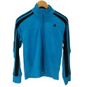 【中古】アディダス adidas 3ストライプ パフォーマンスロゴ トラックジャケット メンズ JPN:0