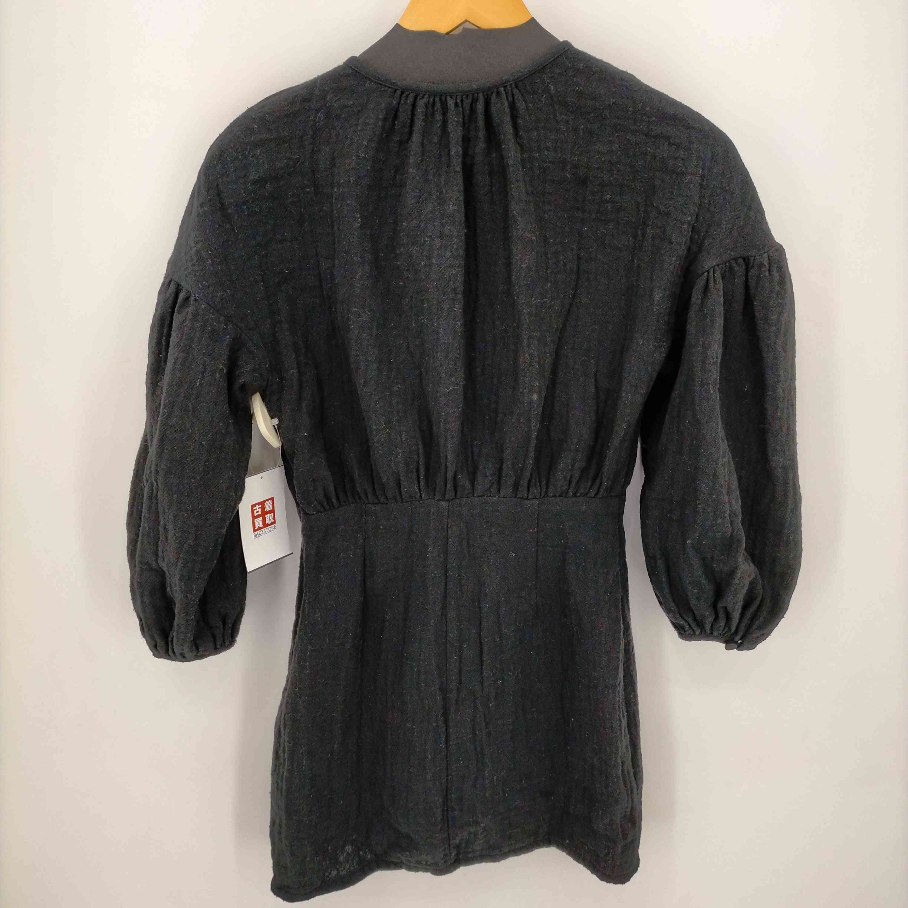 【中古】ザラ ZARA フロントボタンパフスリーブブラウス レディース import：XS