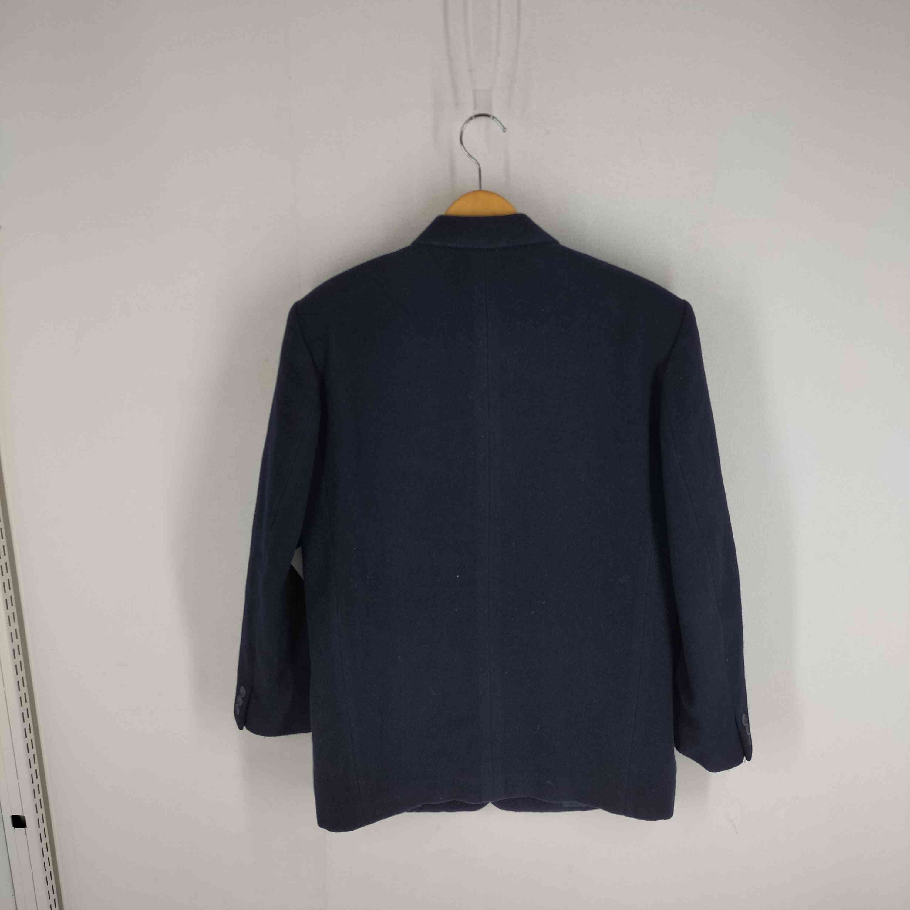 【中古】ワイズフォーメン Ys for men 80S 丸ロゴ 初期タグ 肉厚 縮絨 2Bテーラードジャケット ウールジャケット メンズ JPN：M