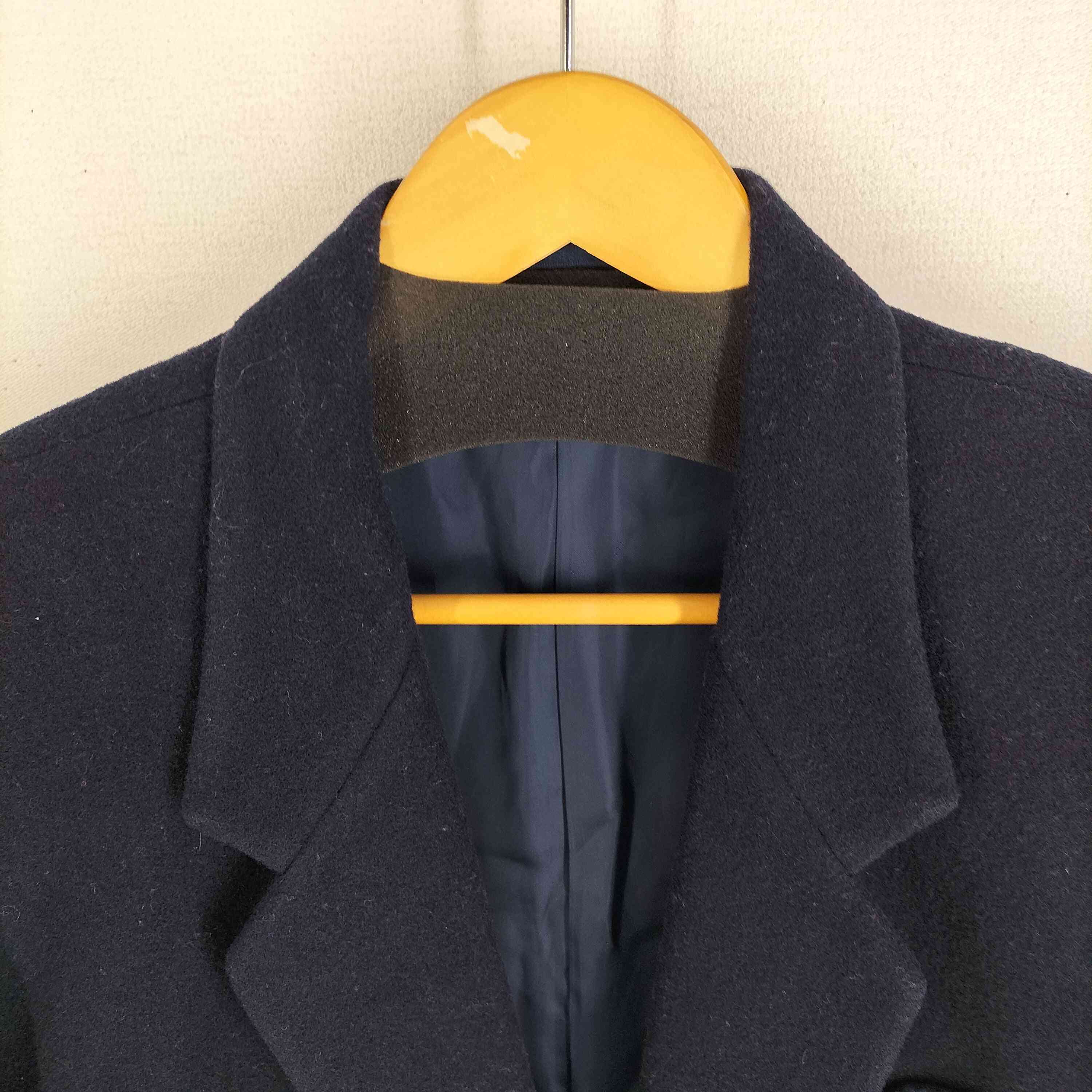 【中古】ワイズフォーメン Ys for men 80S 丸ロゴ 初期タグ 肉厚 縮絨 2Bテーラードジャケット ウールジャケット メンズ JPN：M