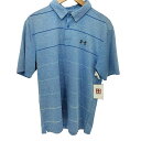 【中古】アンダーアーマー UNDER ARMOUR LOOSE Cool Switch Pivot Stripe Polo メンズ L