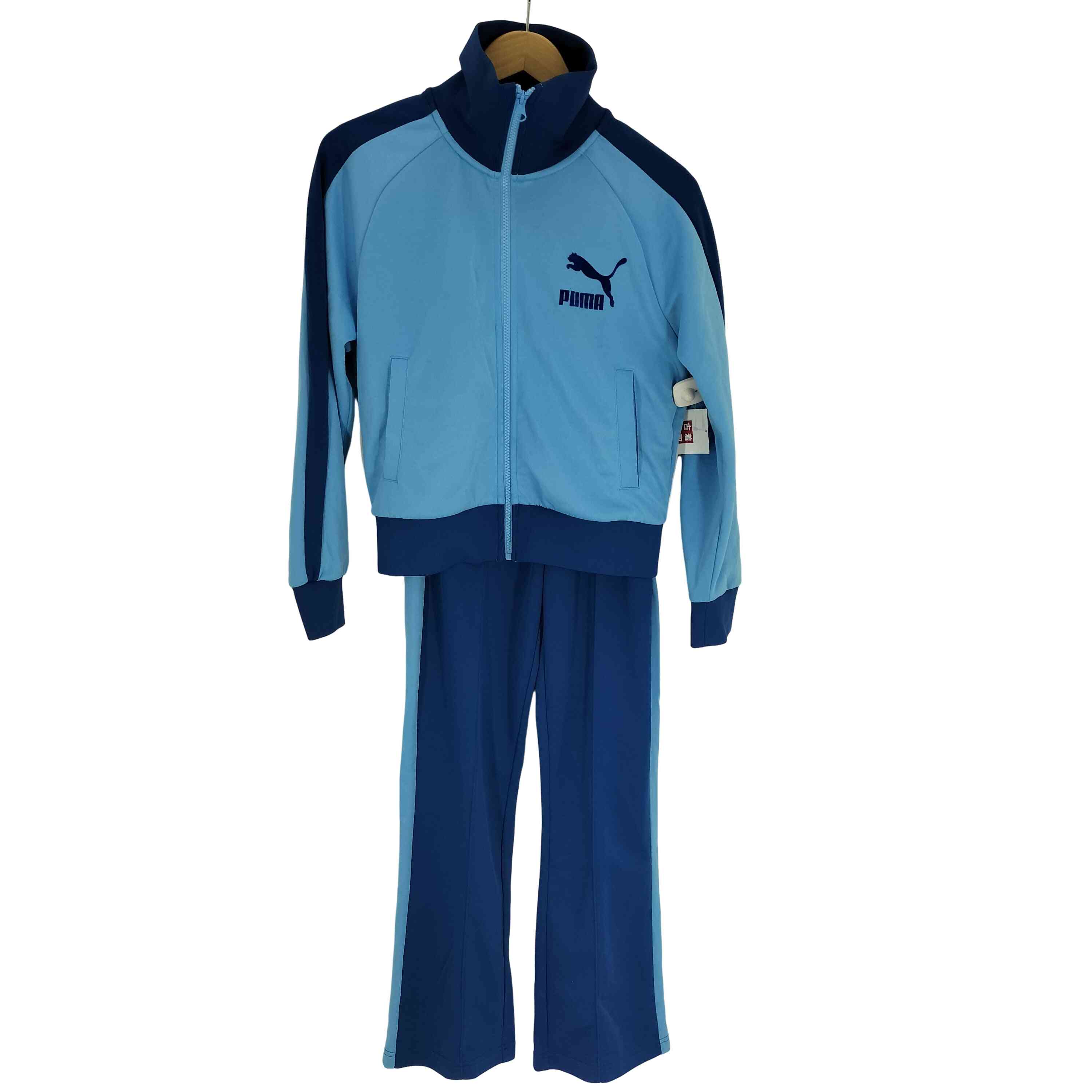 【中古】プーマ PUMA 別注 T7 ジャージ トラック ジャケット サイド ライン ロゴ センタープレス トラ..