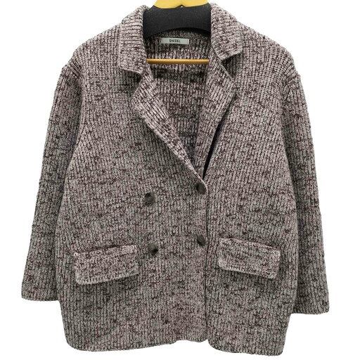 【中古】スナイデル snidel 24AW ニットジャケット レディース ONE SIZE 【中古】スナイデル snidel 24AW ニットジャケット レディース ONE SIZE