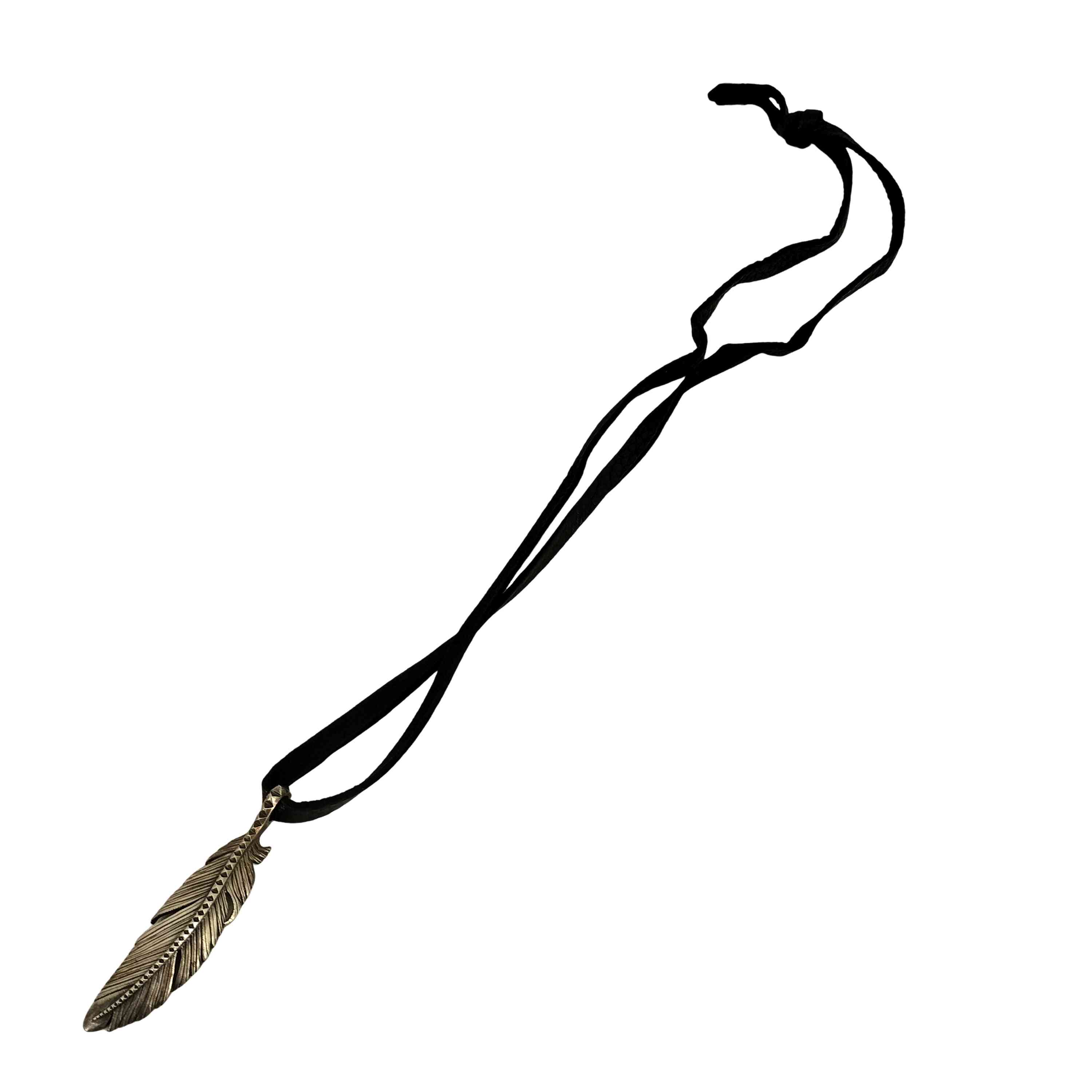 【中古】ダイエットブッチャースリムスキン DIET BUTCHER SLIM SKIN フェザー ネックレス メンズ 表記無