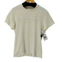 【中古】ヘルムートラング HELMUT LANG ロゴ刺繍S/Sカットソー メンズ import:M