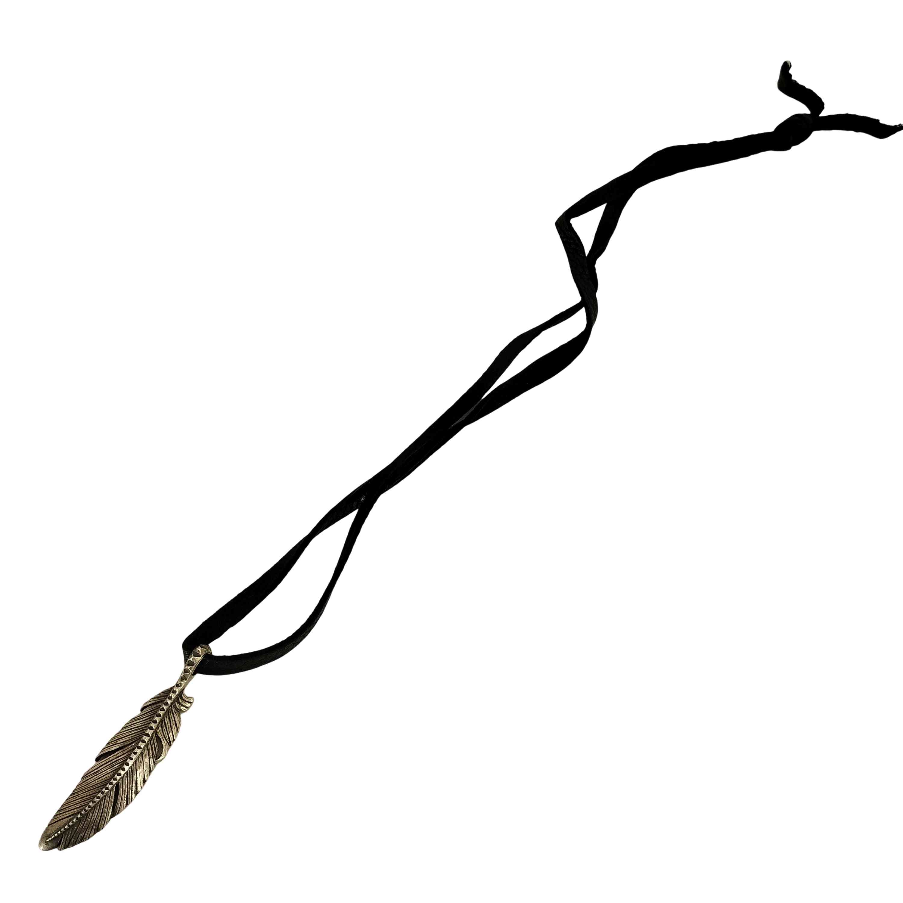 【中古】ダイエットブッチャースリムスキン DIET BUTCHER SLIM SKIN フェザー ネックレス メンズ 表記無