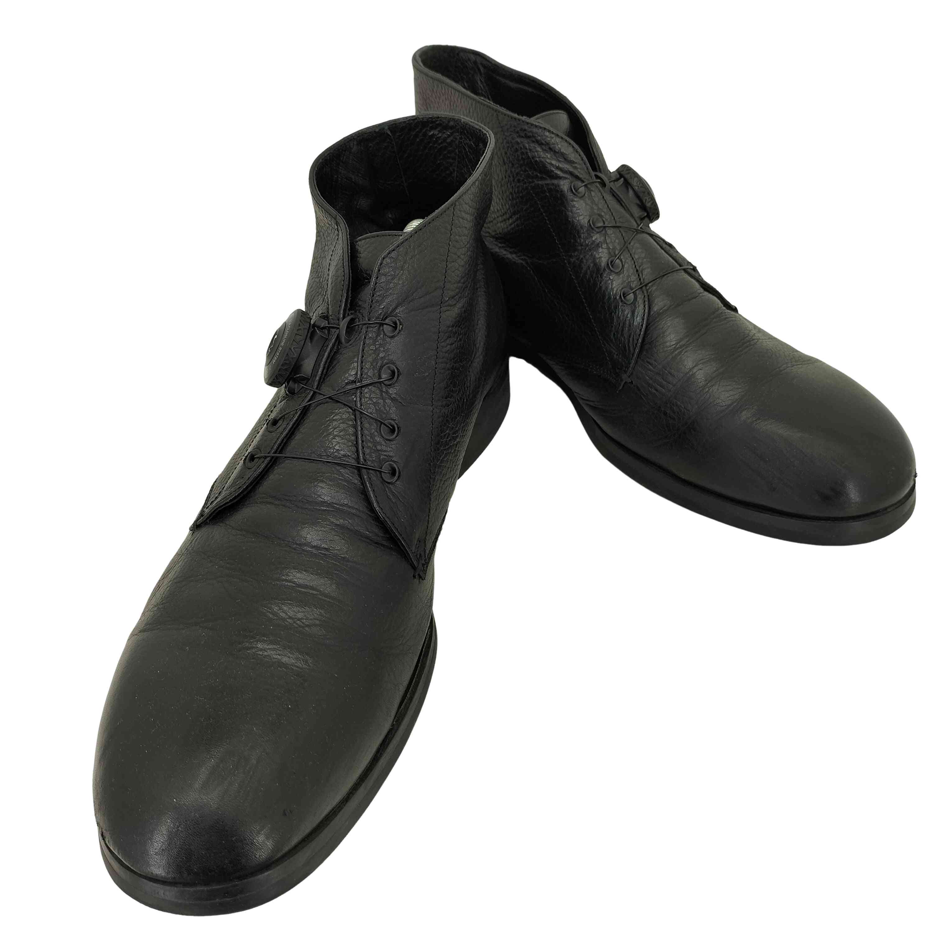 【中古】ユーズドフルギ USED古着 {{spectusshoeco}}SMOOTHER ワイヤーレース レザーチャッカブーツ メンズ 28cm