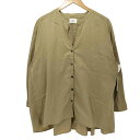 【中古】ユーズドフルギ USED古着 {{siro de labonte}} ストレッチブロードクロスバックタックブラウス レディース JPN:M(4)