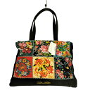 【中古】ユーズドフルギ USED古着 Lake Alster 花柄 シェニール織 トートバック レディース 表記無