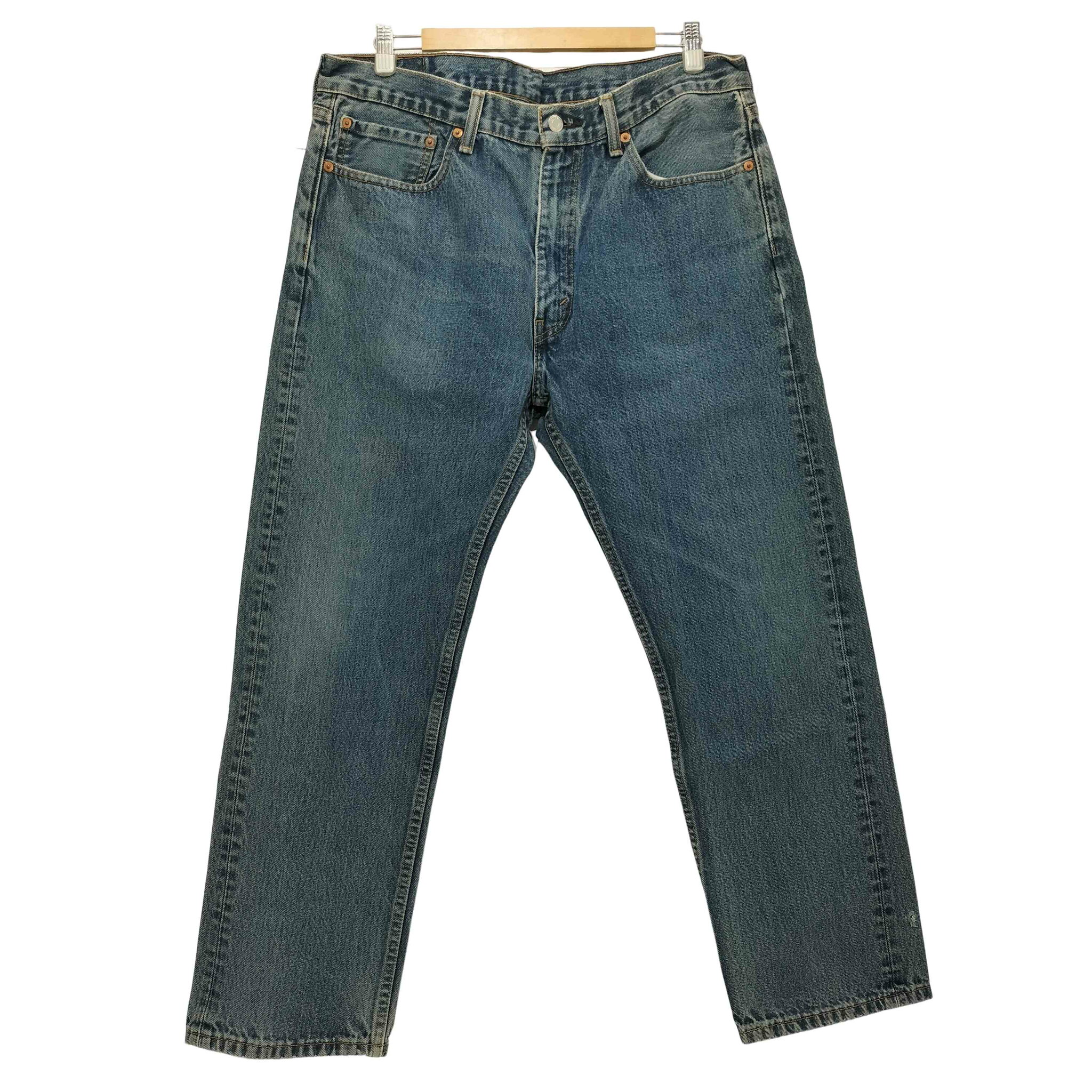 【中古】リーバイス Levis メキシコ製 505 ボタン裏4996 ジップフライ ストレートパンツ メンズ W36 L30