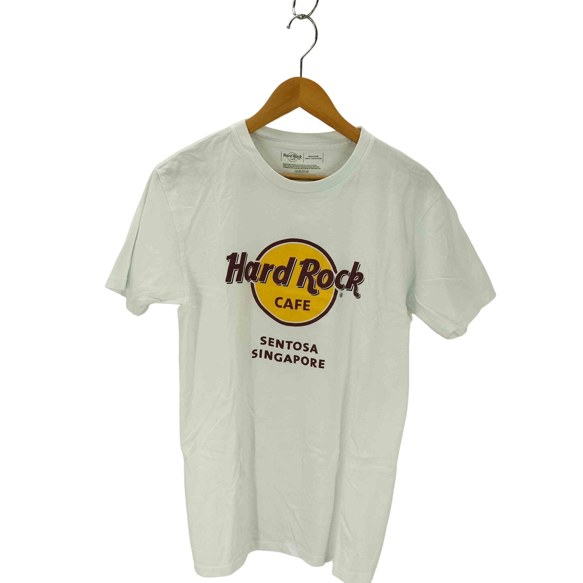 【中古】ハードロックカフェ Hard Rock Cafe シンガポール クルーネックTシャツ メンズ JPN:M