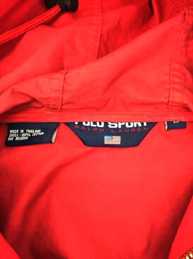 POLO SPORT RALPH LAUREN ポロスポーツラルフローレン ジャケット メンズ - 赤系 JPN:S 日本サイズ:S 相当 コットン マウンテンパーカー【中古】【ブランド古着バズストアBAZZSTORE】【010321】