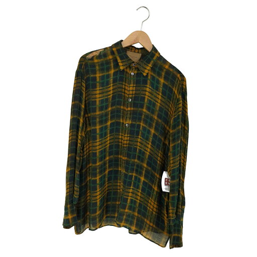 【中古】ユーズドフルギ USED古着 FEDERICO CURRADI SONG CHECK レギュラーカラーシャツ メンズ import:S 【中古】ユーズドフルギ USED古着 FEDERICO CURRADI SONG CHECK レギュラーカラーシャツ メンズ import:S
