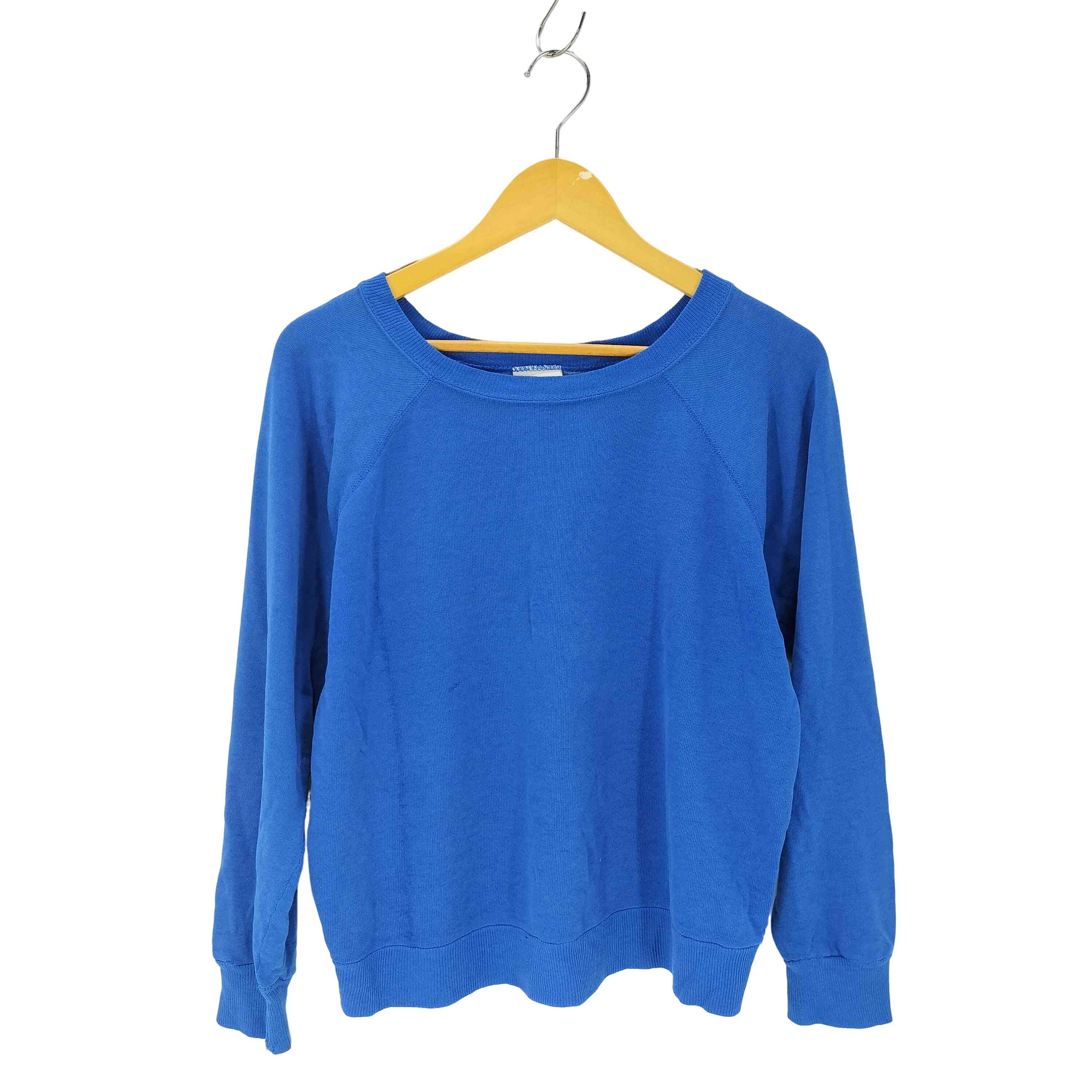 【中古】パニール Pannill 90S ラグランスリーブ 短丈 無地スウェット メンズ JPN:M