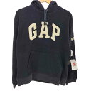 【中古】ギャップ Gap 90s〜00s 紺タグ OLDGAP プルオーバーパーカー メンズ S