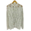 【中古】ローズバッド ROSE BUD 24SS シアーレースシャツ レディース FREE