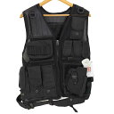 【中古】ユーズドフルギ USED古着 マルチポケット タクティカル ベスト サバゲ― メンズ 表記無