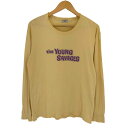 【中古】ユーズドフルギ USED古着 ムービー 映画 裾シングル ロングスリーブTシャツ ロンT メンズ 表記無
