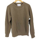 【中古】ヴァンソンエミレイユ Vincent et Mireille CREW NECK KNIT クルーネック 畦編みセーター 8GG メンズ JPN:42(4)