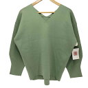 【中古】ユーズドフルギ USED古着 {{d'un a dix}} L/S レーヨン混 Vネックトップス レディース JPN:38