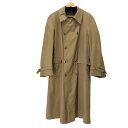 【中古】ユーズドフルギ USED古着 {{SEALUP}} EURO 80 裏地チェック トレンチコート メンズ 50