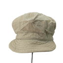 【中古】ラコステ LACOSTE リップストップ ワークキャップ レディース 表記無