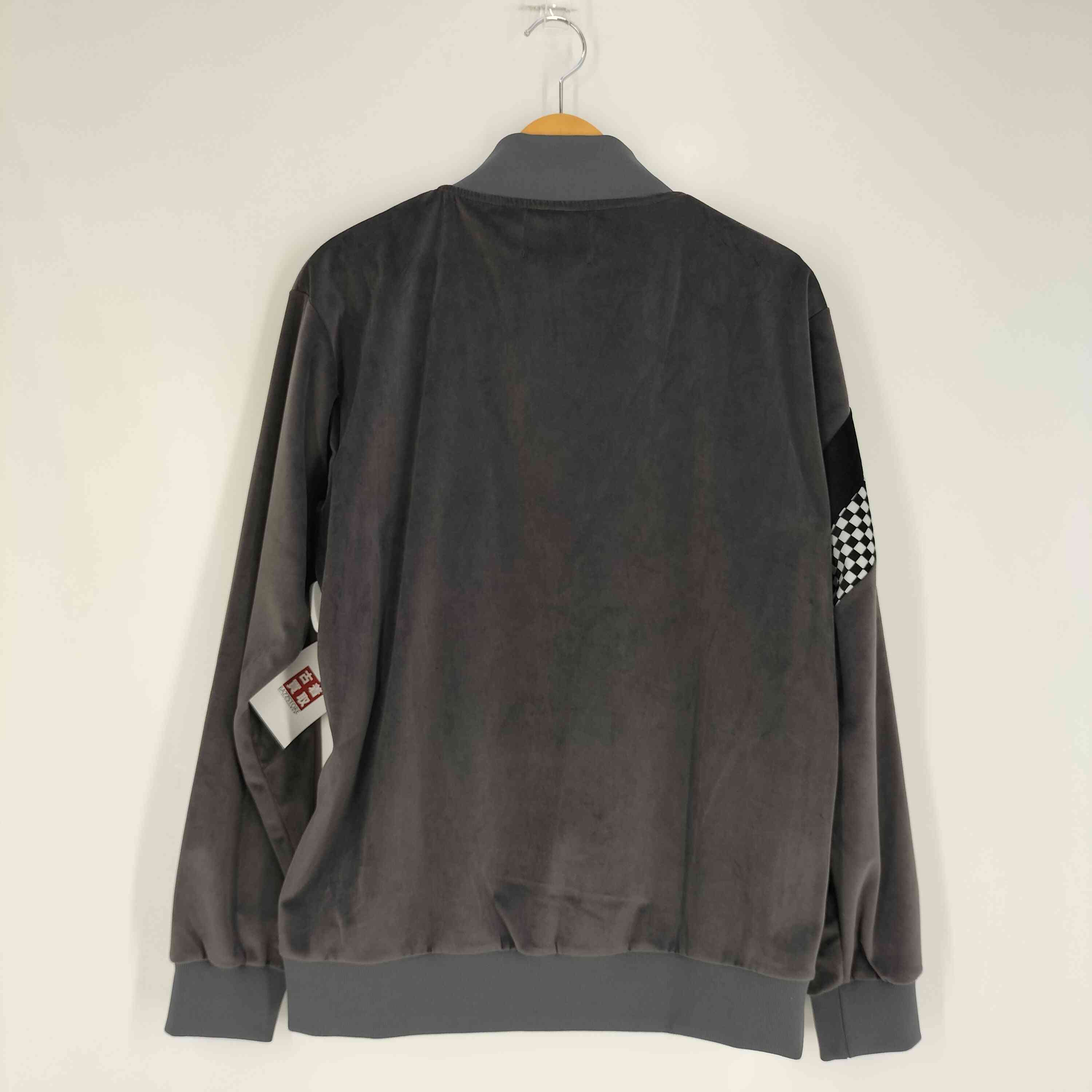 【中古】サノバチーズ SON OF THE CHEESE Check Jersey JKT チェック ジャージ ジャケット メンズ import：M