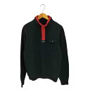 【中古】パタ PATTA フロントポケット スナップボタン モックネックスウェット トレーナー メンズ M
